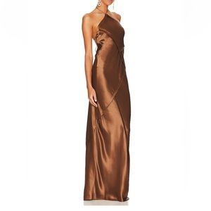 NWT Sylvia dress in Cognac